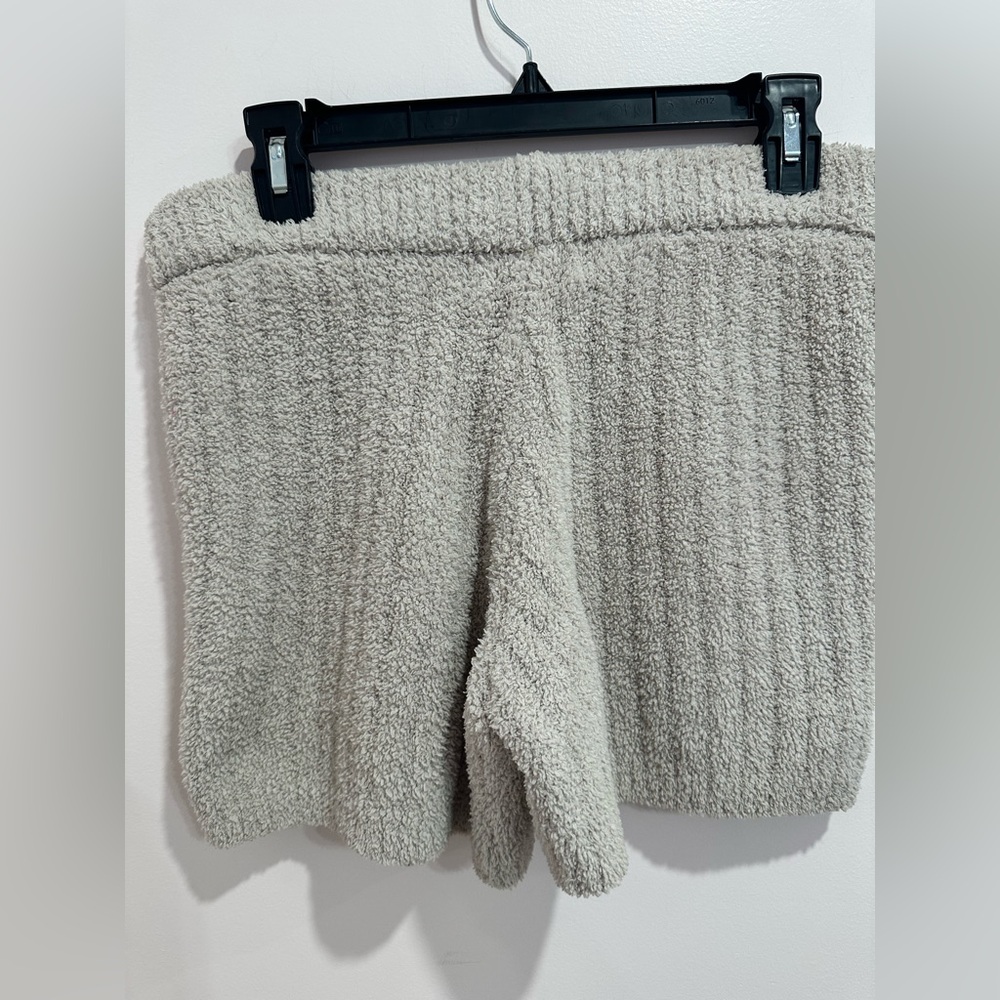Lonely Ghost Sherpa Lounge Short, Oatmeal, Size Medium